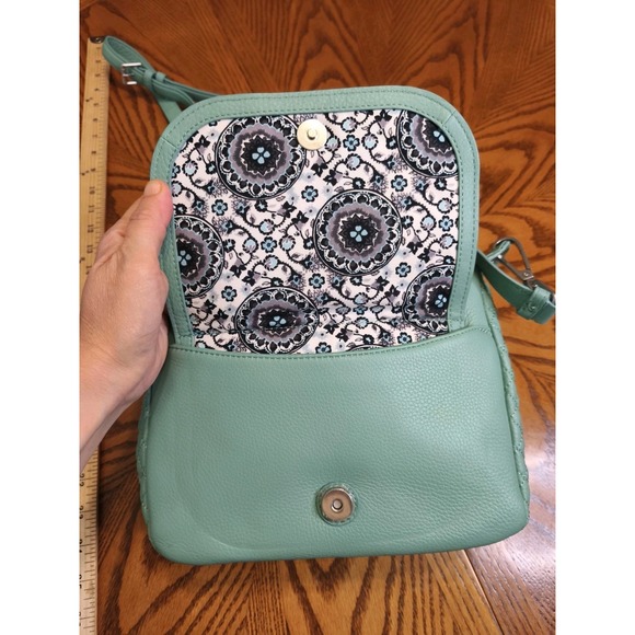 NWOT‎ Vera Bradley Leather Carson Mini Shoulder Bag - Picture 9 of 11